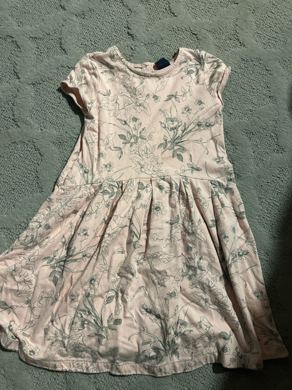 GAP babyGap Pink Floral Toddler Dress